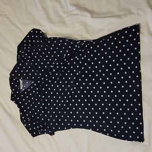 Retro style polka-dot top